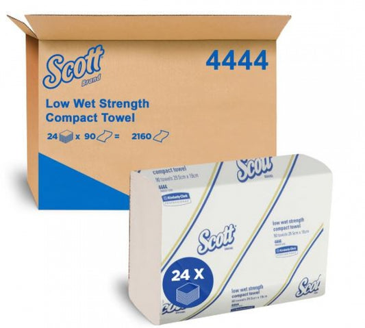Scott  Low Wet Strength Compact Towel