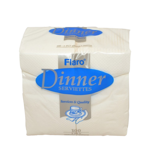 ABC Flaro  2 Ply M-Fold Dinner Serviettes