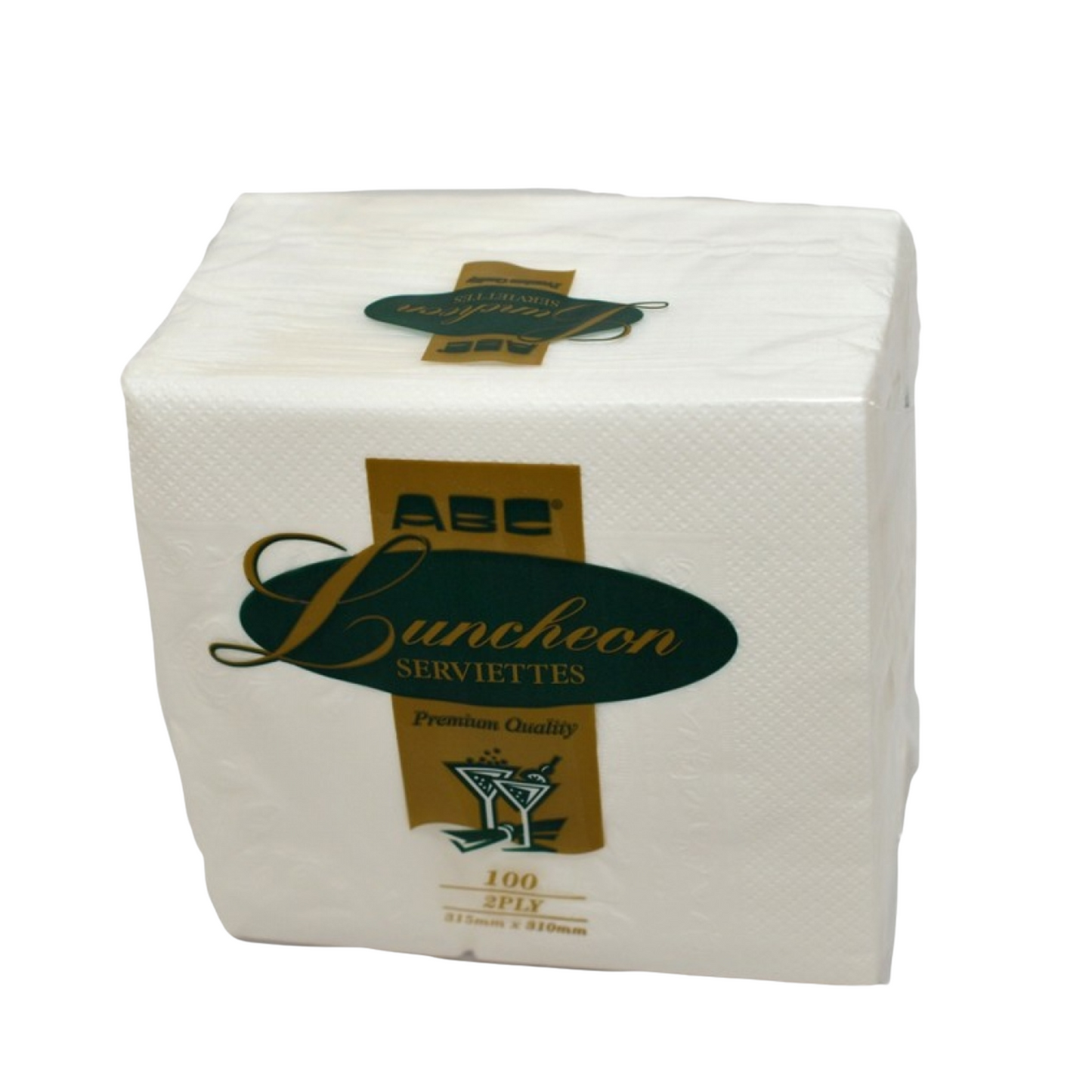 ABC Premium  Luncheon Serviettes 2 Ply M-Fold Serviettes
