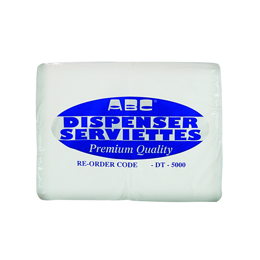 ABC  Tall Fold 1 Ply Serviettes