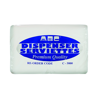 ABC  Compact Fold 1 Ply Serviettes