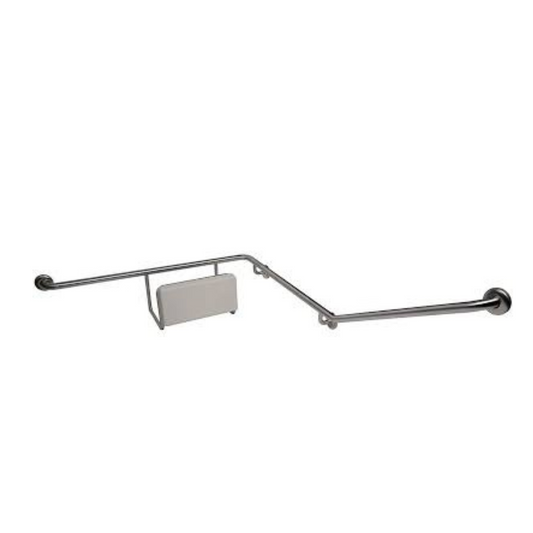 BEST BUY Sure Care  Toilet Grab Rail 30 Degree Wrap Around With Padded Backrest