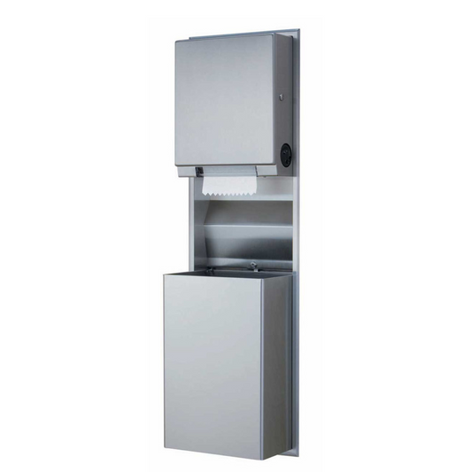 BOBRICK Classic  B3961 Auto Roll Towel Dispenser and Waste Bin 45.5L