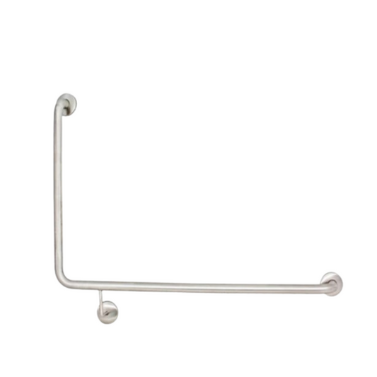 Bradley  812 Toilet Grab Rail 90 Degree Right Hand