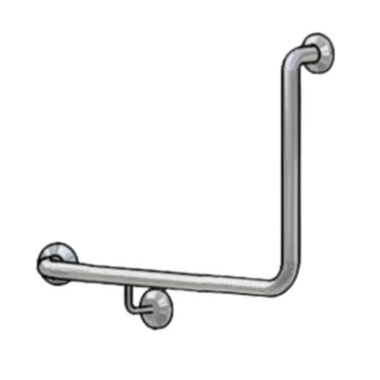 Bradley  832-2 Peened Toilet Grab Rail 90 Degree Left Hand