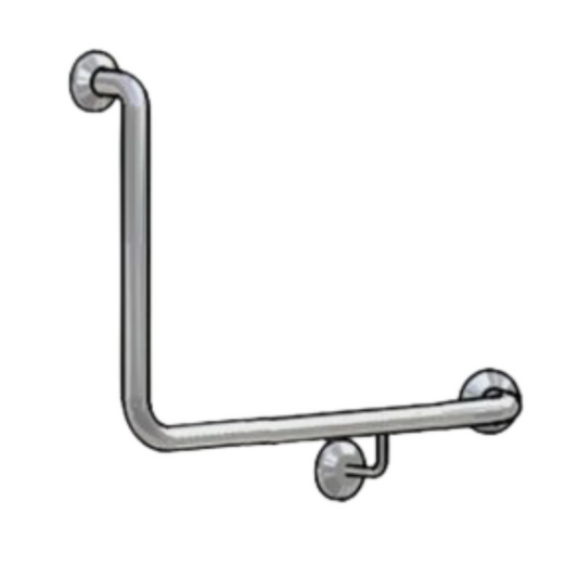 Bradley  832-2 Peened Toilet Grab Rail 90 Degree Right Hand