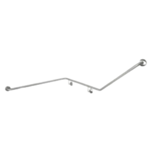 Bradley  832 Corner Toilet Grab Rail 45 Degree Left Hand