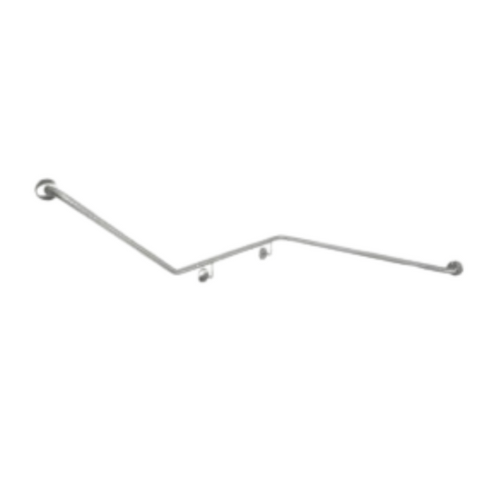Bradley  832 Corner Toilet Grab Rail 45 Degree Right Hand