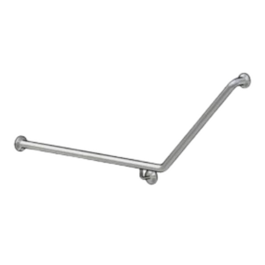 Bradley  832 Grab Rail Rear Wall 45 Degree Left Hand with Underslung