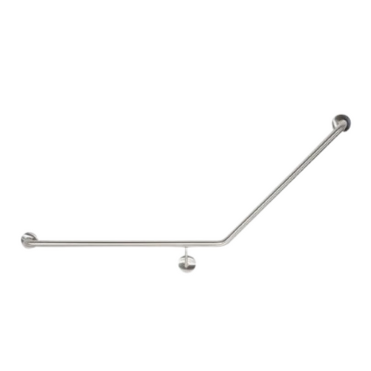 Bradley  832 Toilet Grab Rail 45 Degree Left Hand