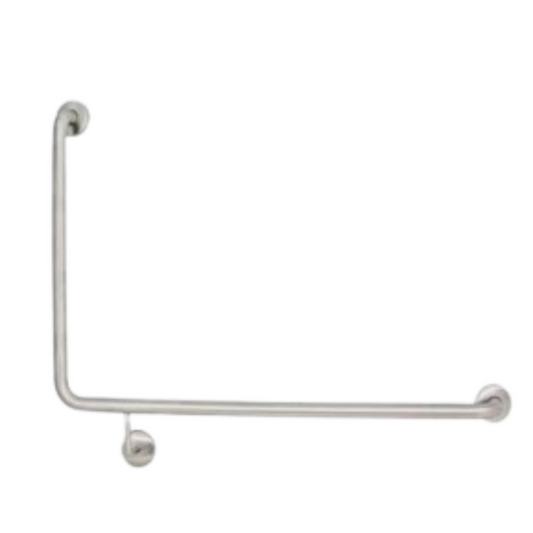 Bradley  832 Toilet Grab Rail 90 Degree Right Hand