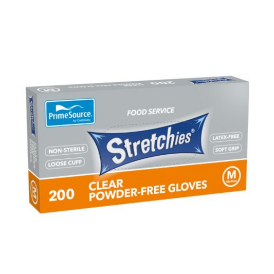 Castaway Stretchies  Disposable Gloves Latex Free Powder Free Medium - LAST STOCK