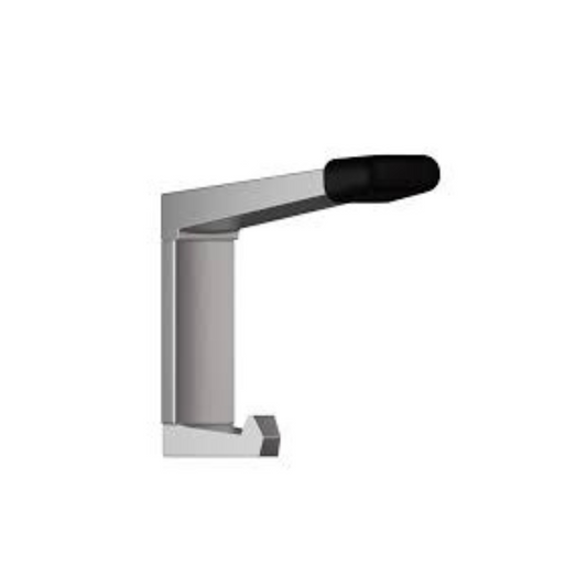 Concealed Dual Coat Hook with Bumper Satin Chrome
