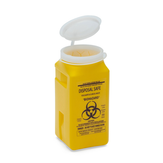 IDC Medical  RE1.4LS Sharps Disposal Container Square 1.4L