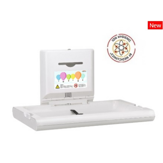Mediclinics  Baby Change Table CP0016H-I Horizontal With Built-in Antibacterial Additive and an Ionizer