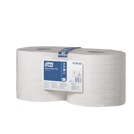 TORK W1  129262 Wiper Basic Paper 2 Ply